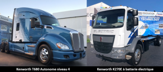 PACCAR présente des camions autonomes et électriques au CES 2020 - Kenworth Maska